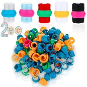 Silicone Spool Huggers Thread Holders For Embroidery Machine 200 Pack