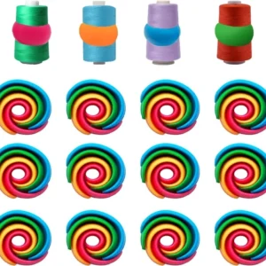 Thread Spool Savers, Silicone Gel Spool Huggers, 48Pcs
