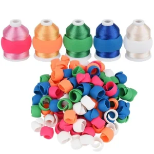 Simthread 100pcs Upgraded Thread Holder/Spool Huggers Spool